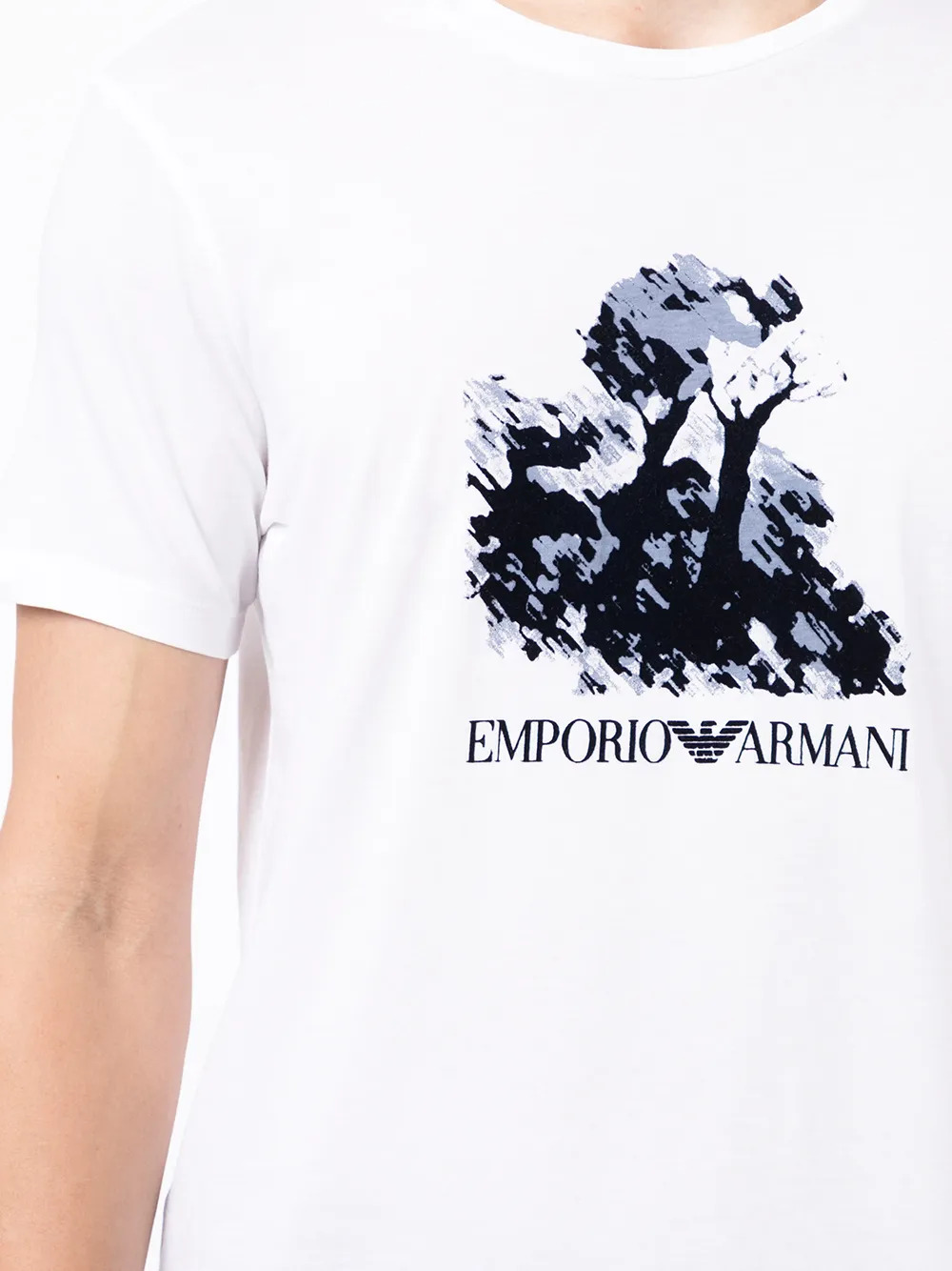 фото Emporio armani футболка с логотипом