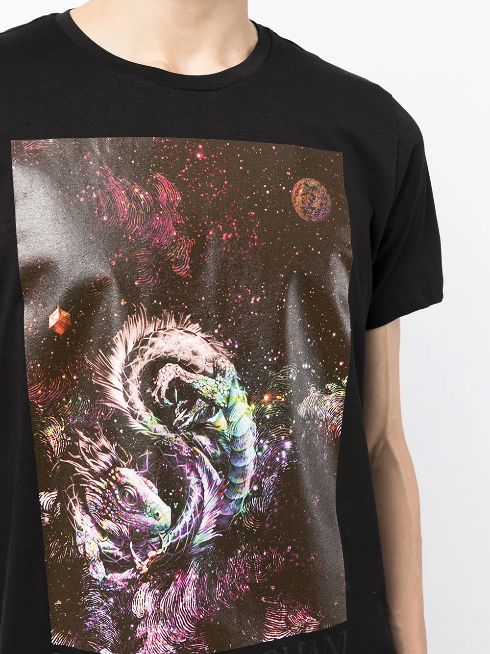 фото Emporio armani футболка с графичным принтом