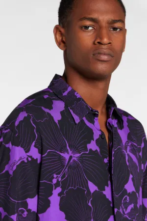 Just Cavalli Floral-Print Shirt 