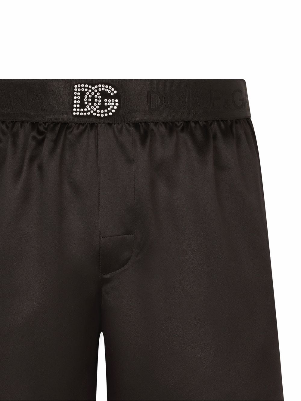 Shop Dolce & Gabbana Logo-print Briefs In Black