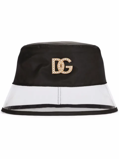 Dolce & Gabbana transparent-brim bucket hat