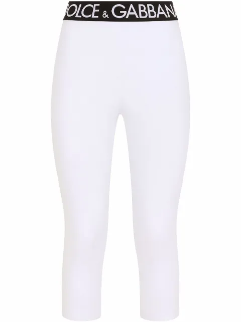 Dolce \u0026 Gabbana logo-waistband Cropped 