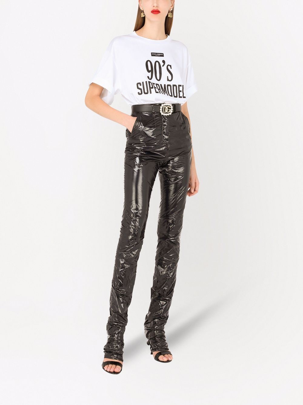 Dolce & Gabbana High waist broek - Zwart