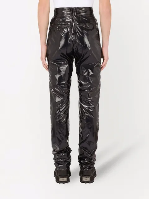 Dolce \u0026 Gabbana high-shine slim-fit 