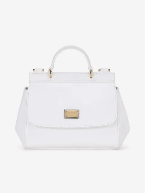 Dolce & Gabbana Kids mini Sicily patent leather top-handle bag