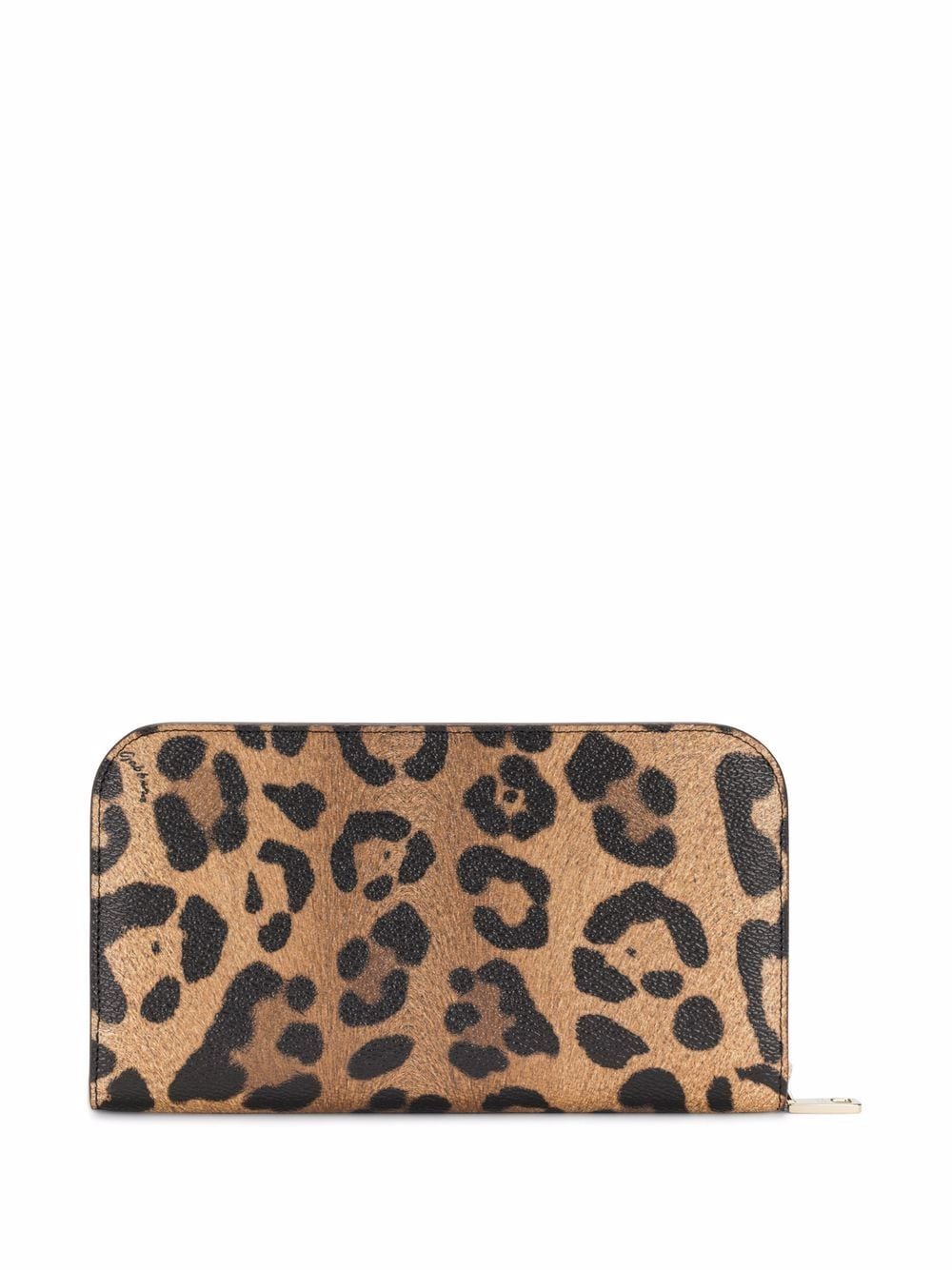 Dolce & Gabbana Portemonnee met luipaardprint - Bruin
