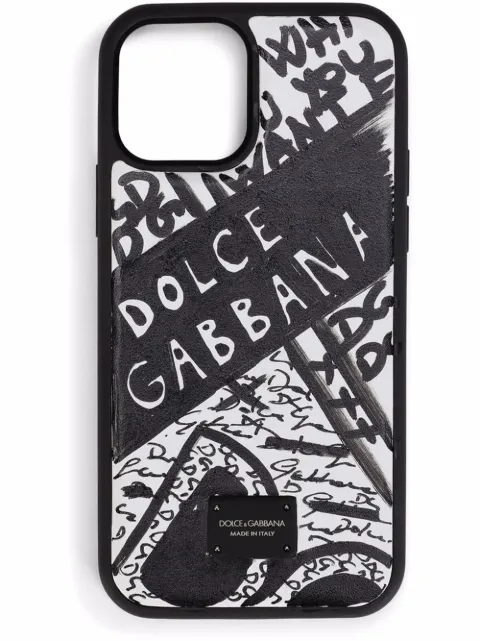 Dolce & Gabbana Handyhülle mit Logo-Print