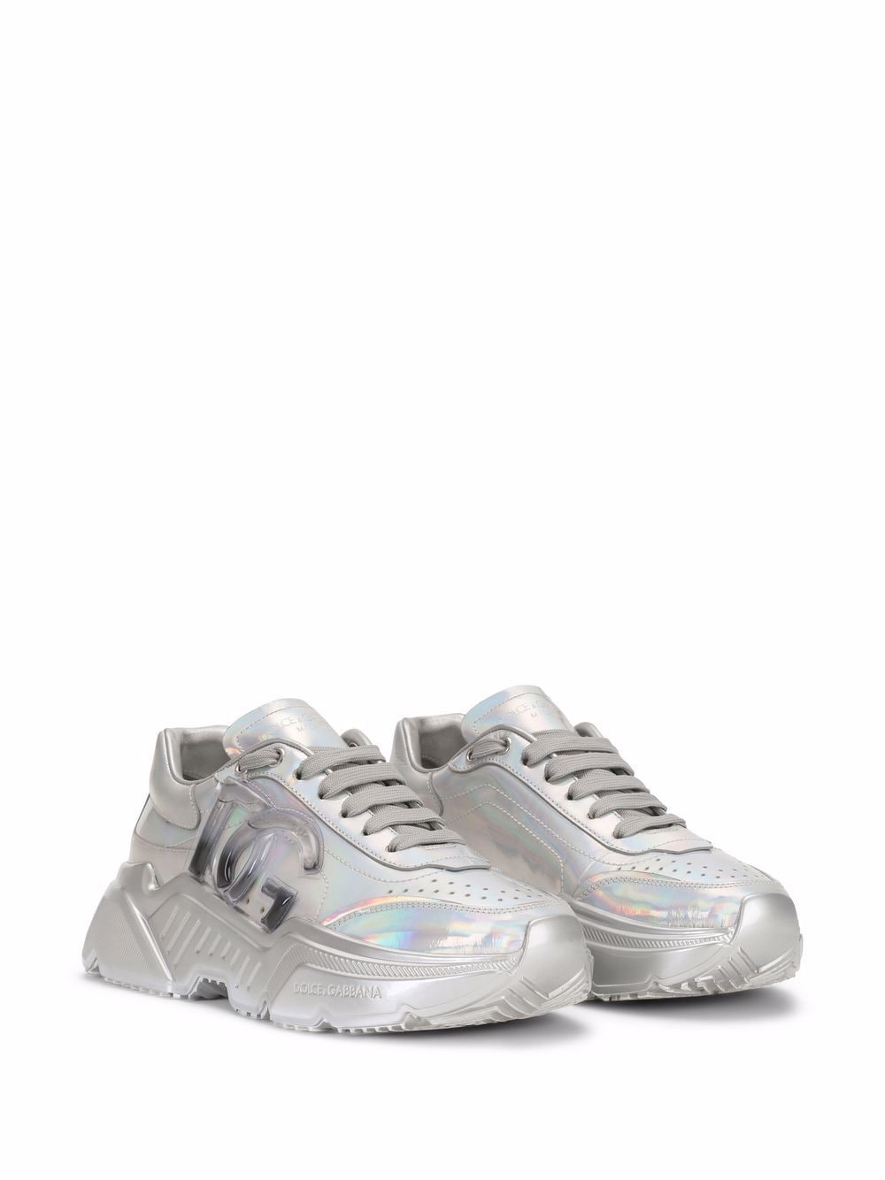 Dolce & Gabbana Sneakers met holografisch effect - Grijs