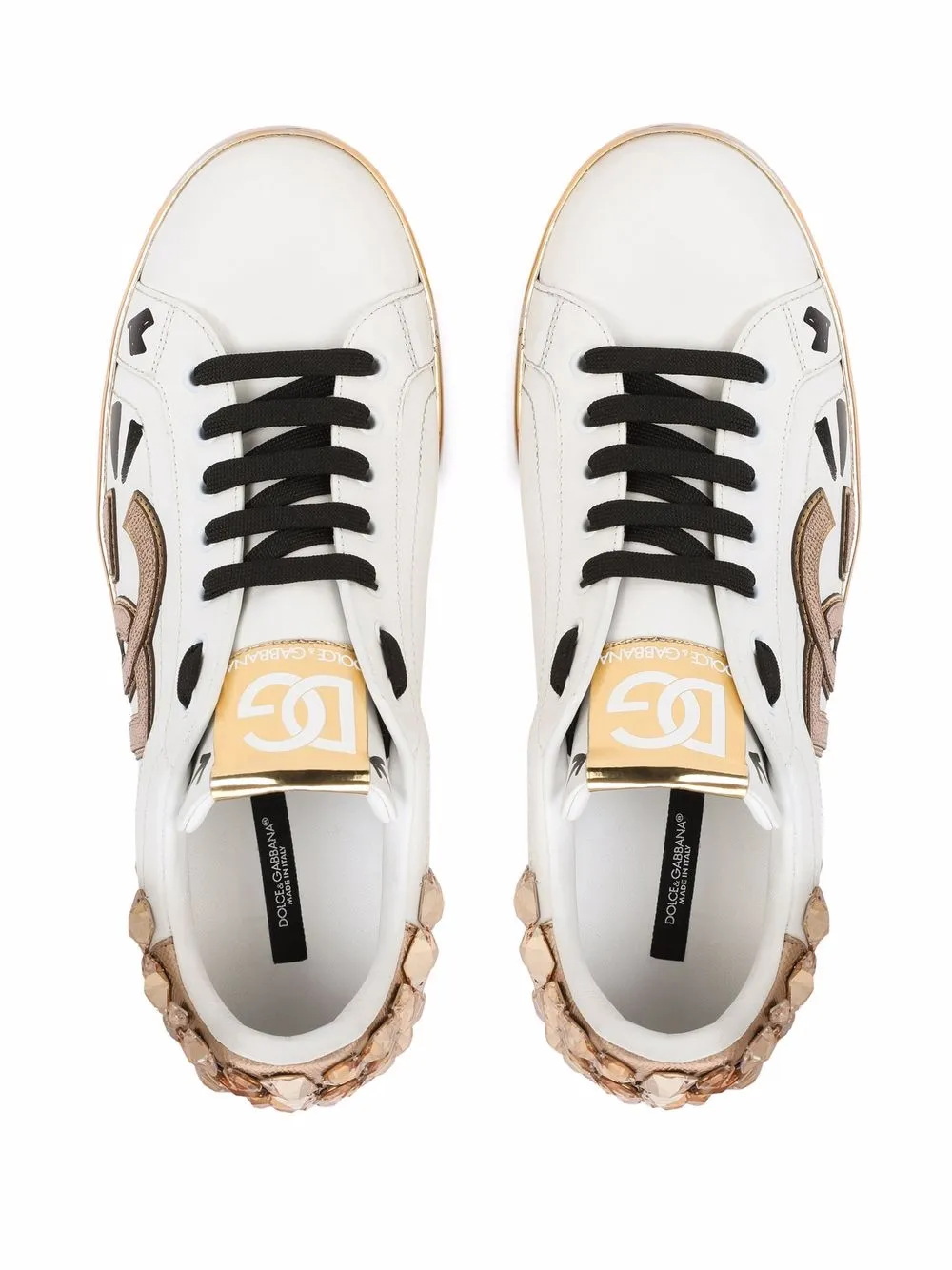 Dolce & Gabbana logo-patch lace-up Sneakers - Farfetch