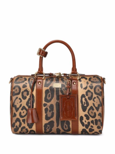 Dolce & Gabbana Crespo leopard-print handbag Women