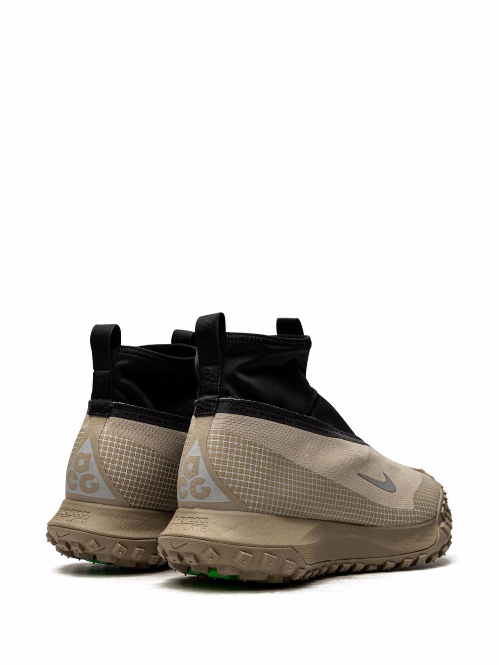 Shop Nike Acg Mountain Fly Gore-tex "metallic Silver" Sneakers In Neutrals