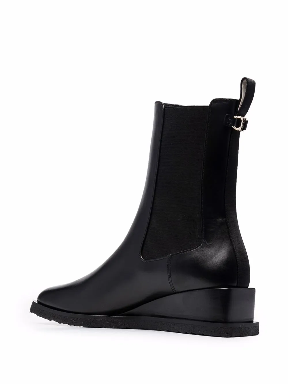 Ferragamo Wyatt enkellaarzen Zwart