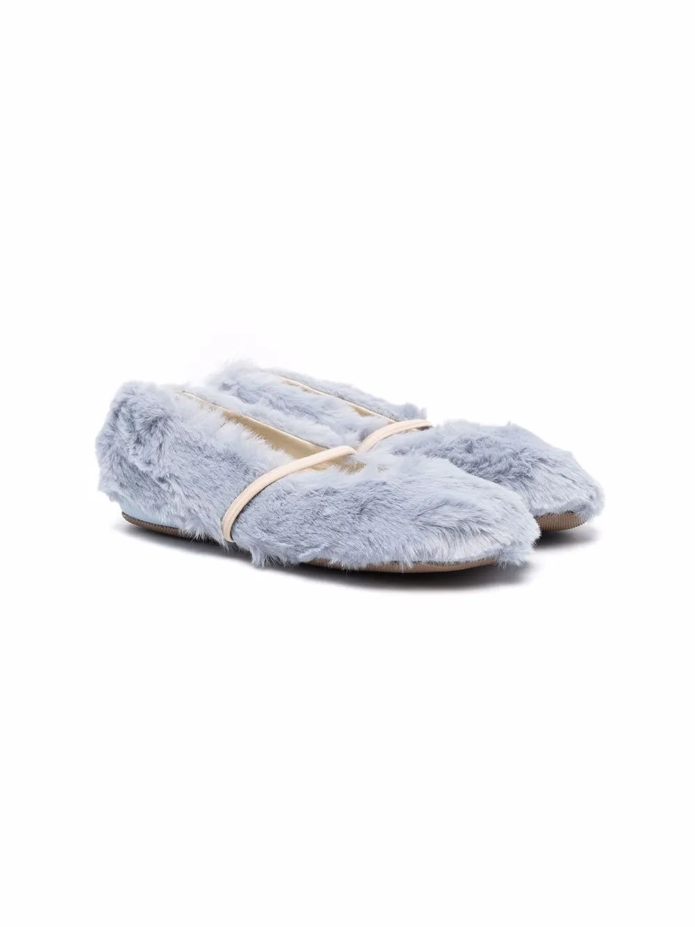 

Pèpè fluffy fur slippers - Blue