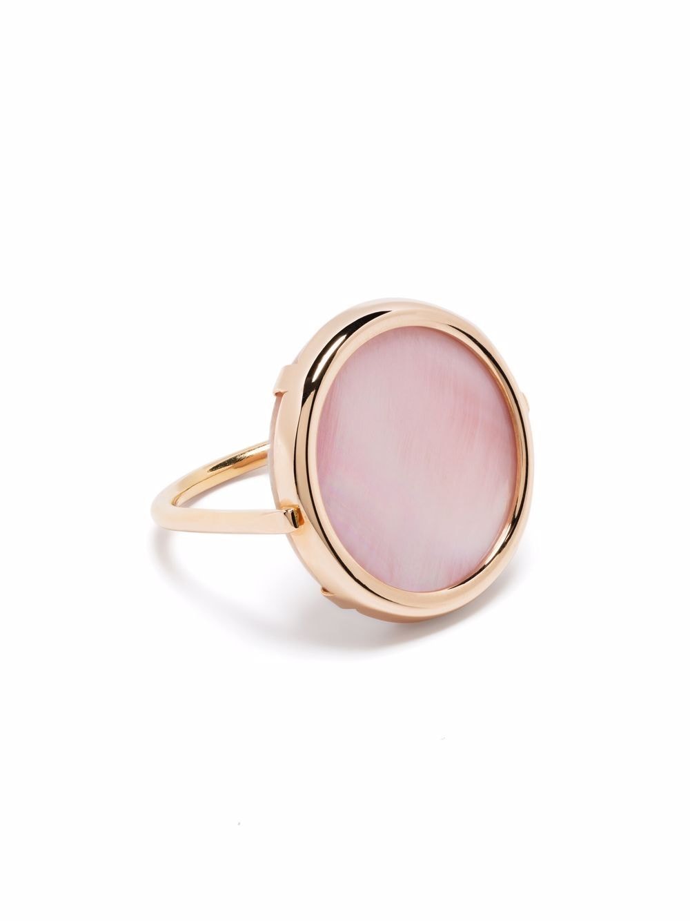 18kt rose gold mini Ever mother-of-pearl ring