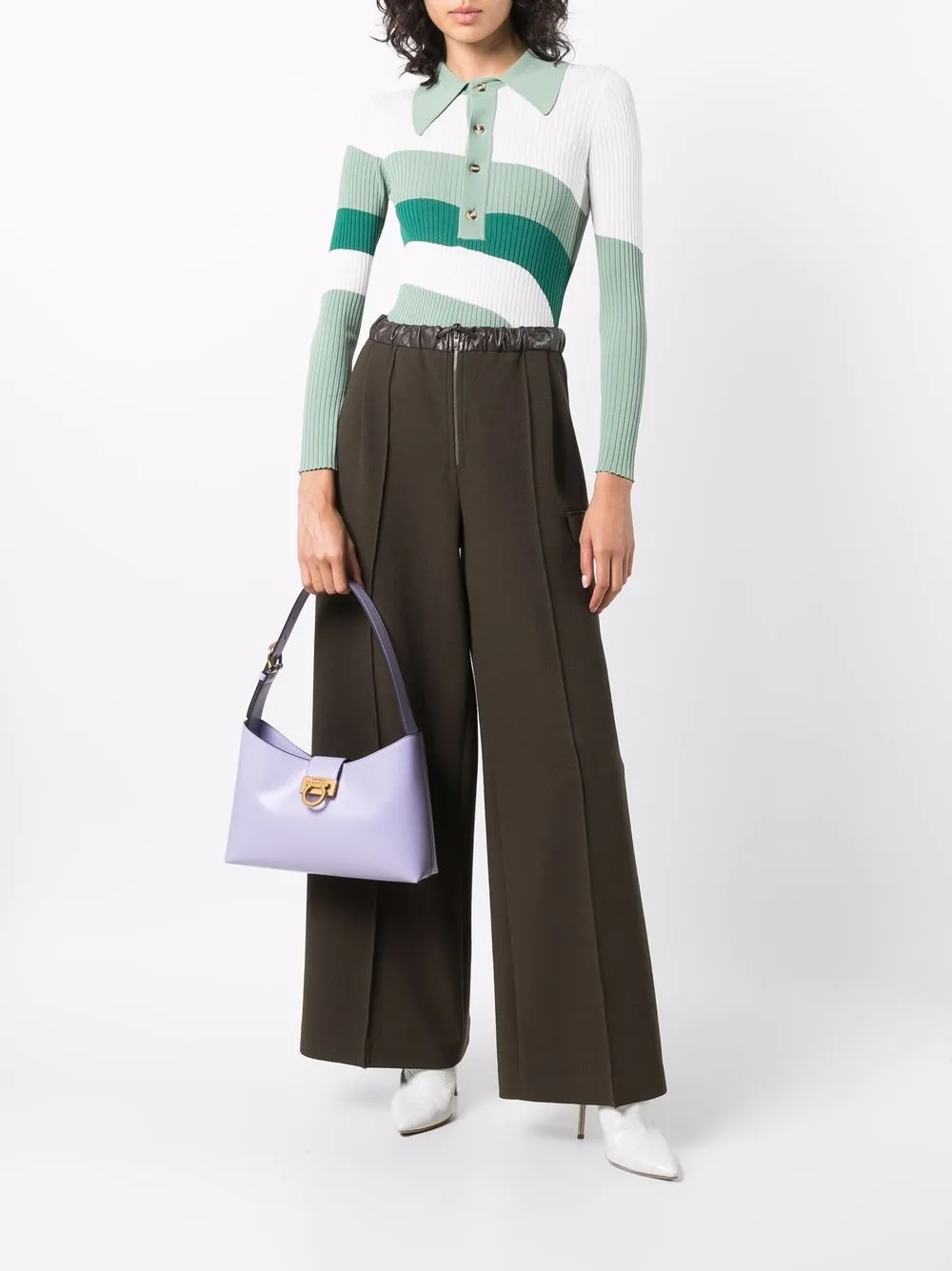 фото Salvatore ferragamo сумка на плечо trifolio