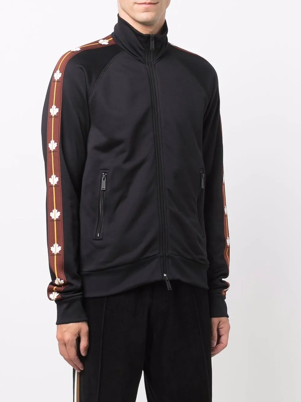 Dsquared2 Logo Zipped Bomber Jacket - Farfetch