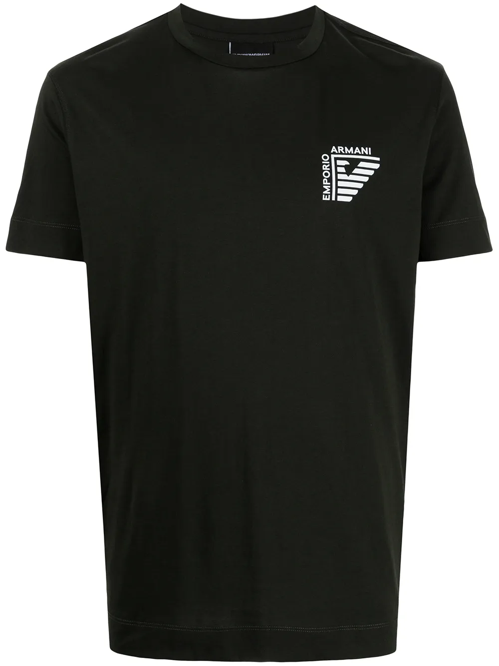 

Emporio Armani logo-print crewneck T-shirt - Green