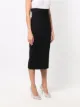 Dolce & Gabbana logo-plaque pencil skirt