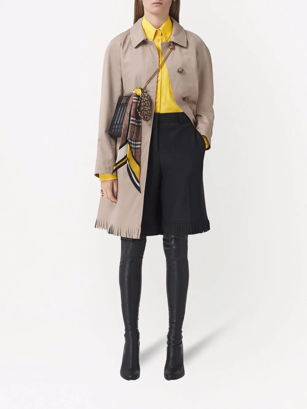 Burberry Sjaal met patroon - Beige