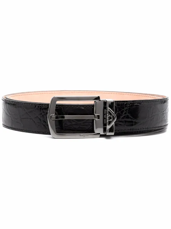 SALVATORE FERRAGAMO Crinkled Leather 