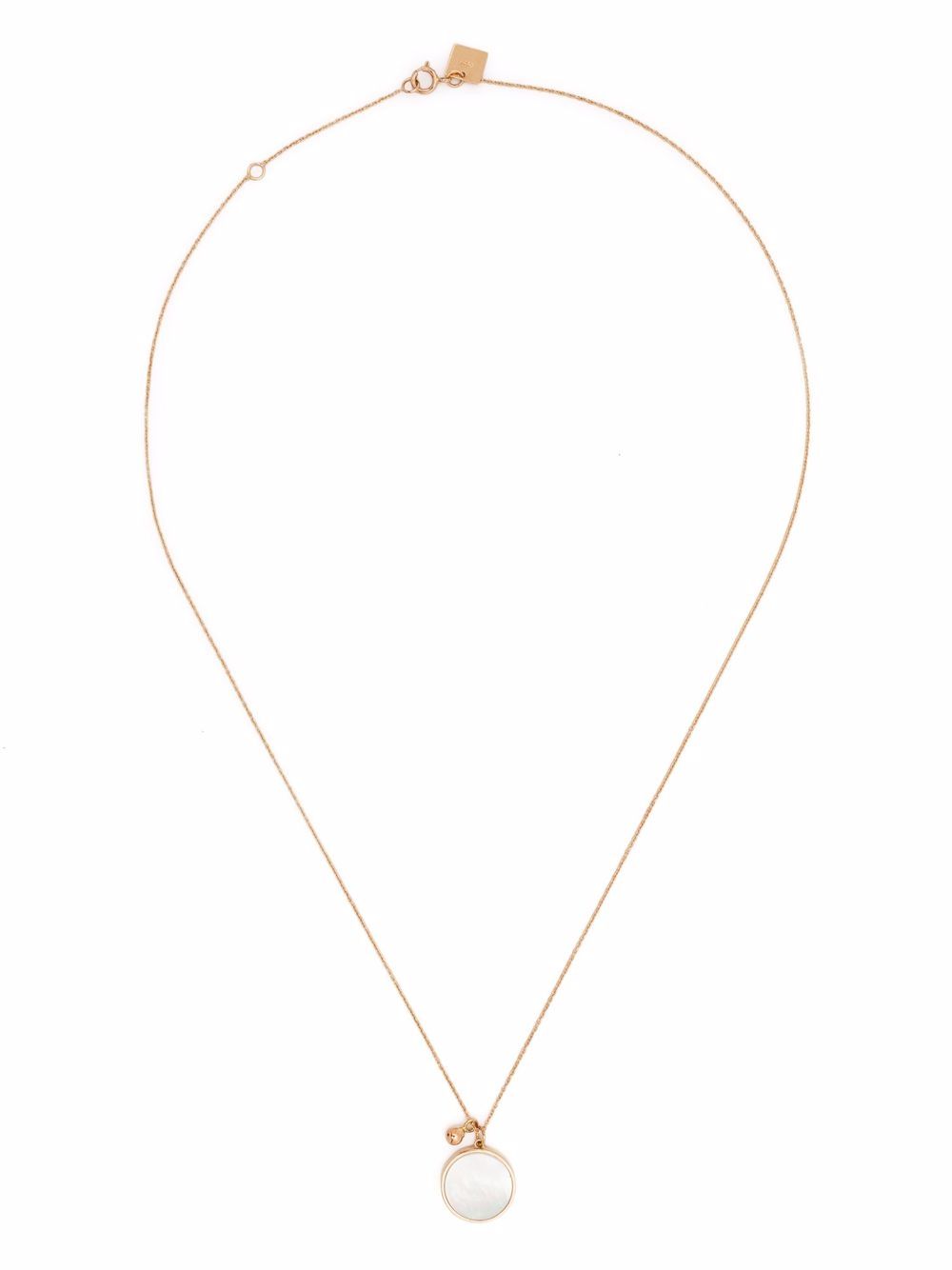 фото Ginette ny 18kt yellow gold maria mother-of-pearl necklace