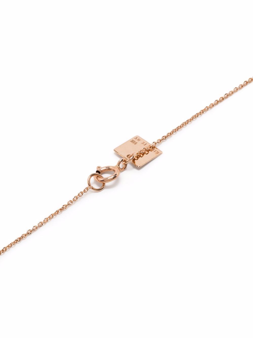 фото Ginette ny 18kt yellow gold mini ajna necklace