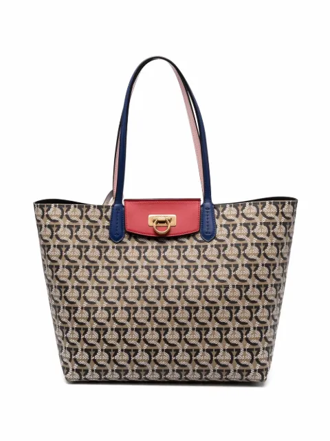 salvatore ferragamo gancini tote bag