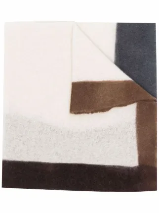 Shop Faliero Sarti colour-block scarf with Express Delivery - FARFETCH