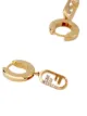 Fendi O'Lock crystal-embellished hoop earrings