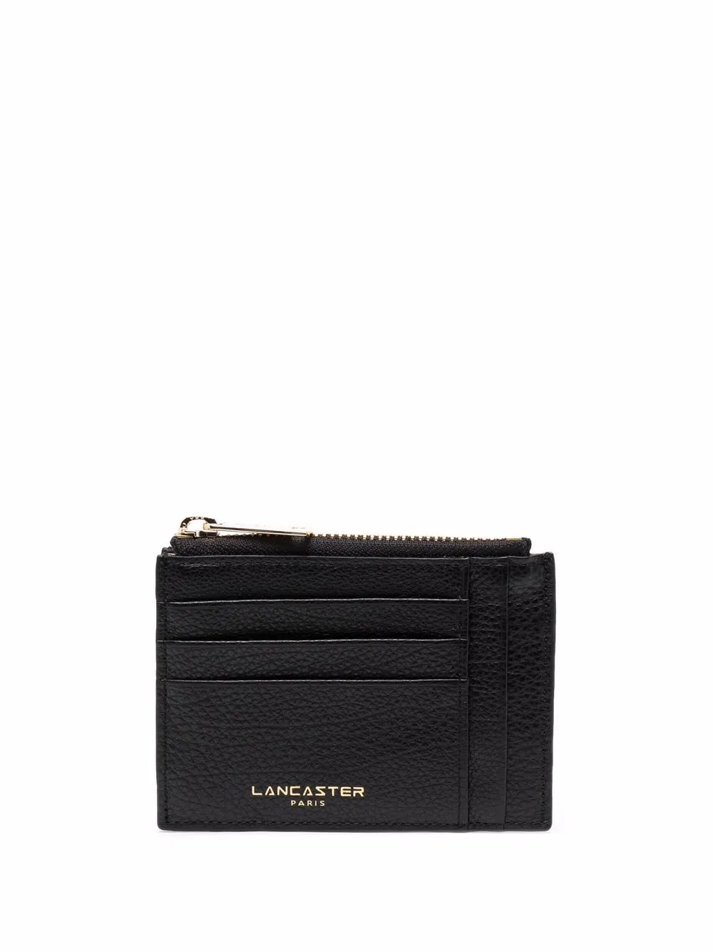 Lancaster Portemonnaie mit Prägung - Schwarz