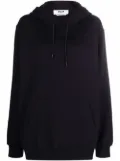 MSGM logo-trimmed hoodie - Black