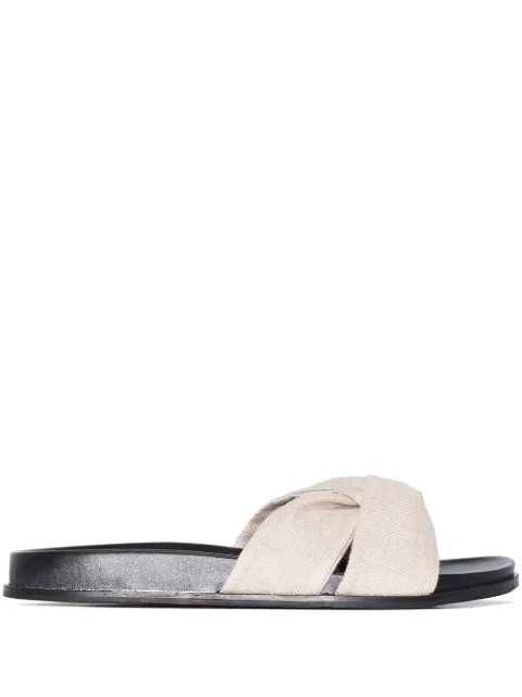 St. Agni knotted leather sandals