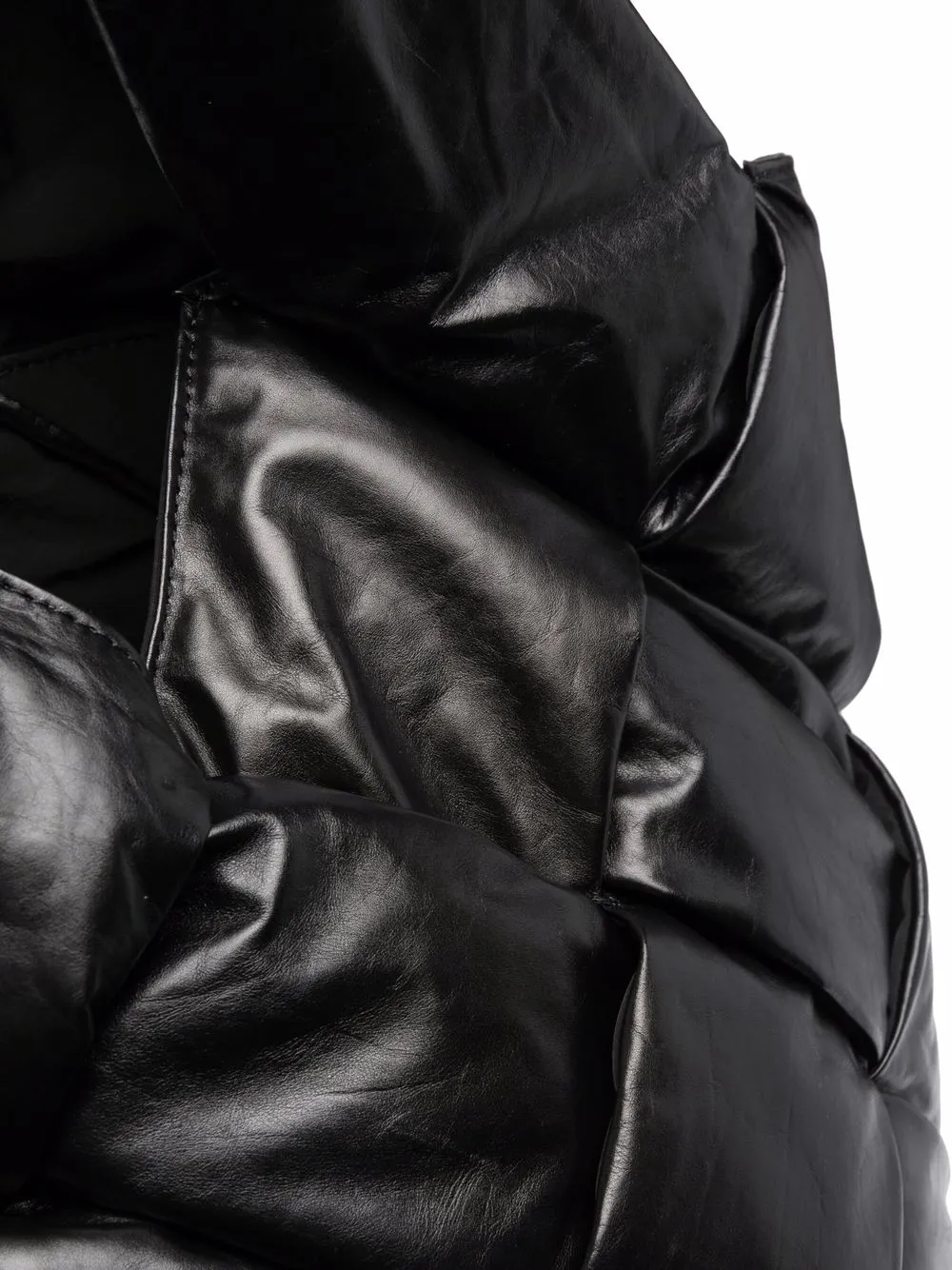 фото Bottega veneta дутая сумка-тоут с плетением intrecciato