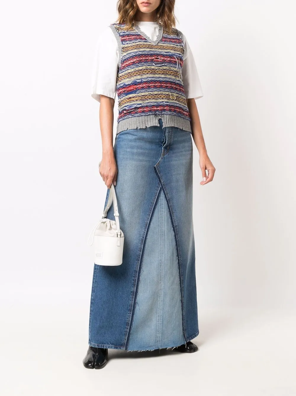 Maison Margiela Denim rok - Blauw