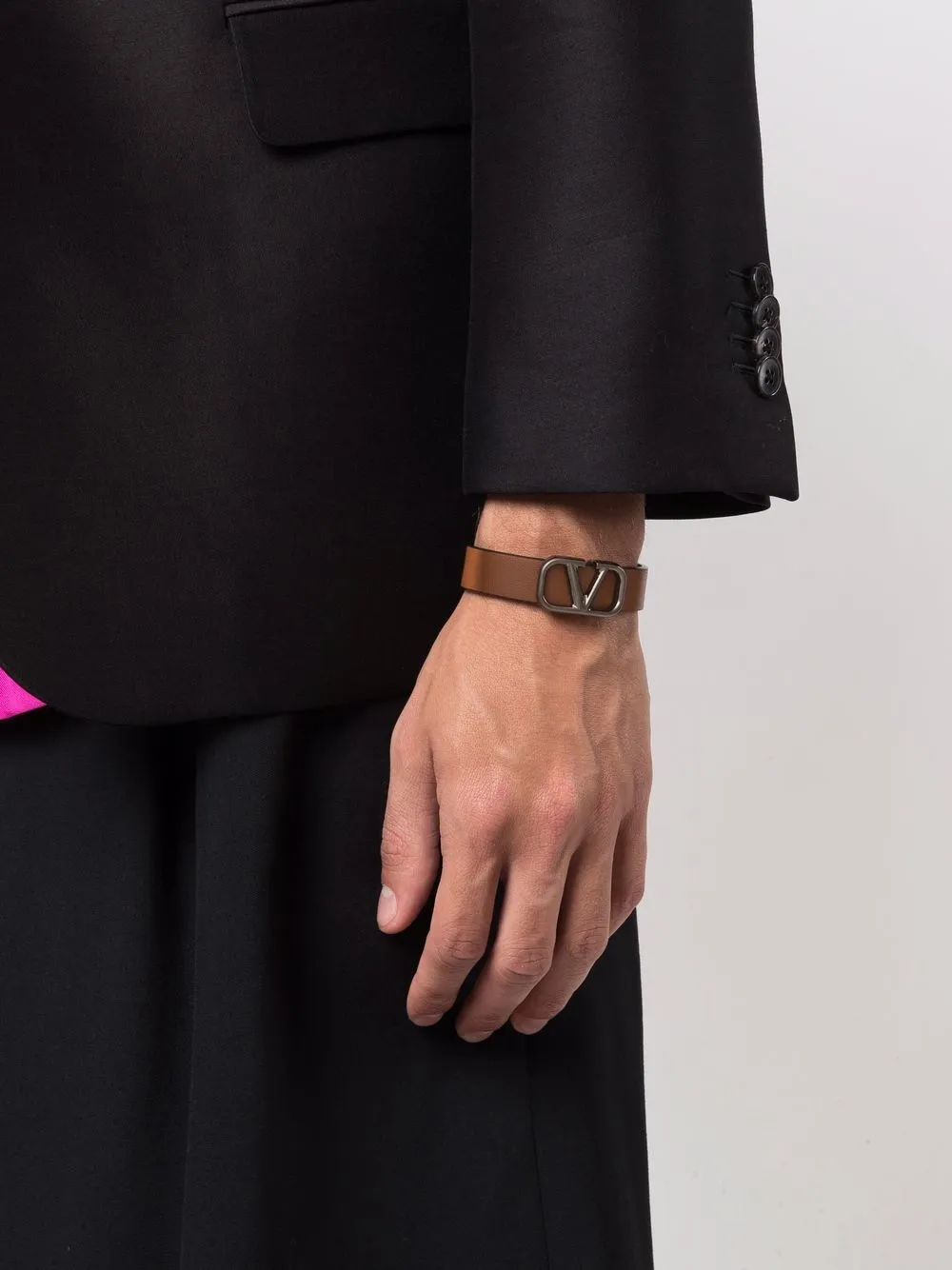 Valentino Garavani VLogo armband - Bruin