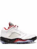 Jordan Air Jordan 5 Low Golf ""Fire Red - Silver Tongue"" sneakers - White