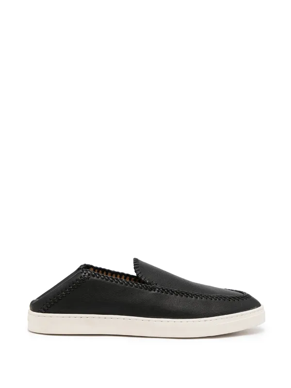 Giorgio Armani slip on Suede Sneakers Farfetch