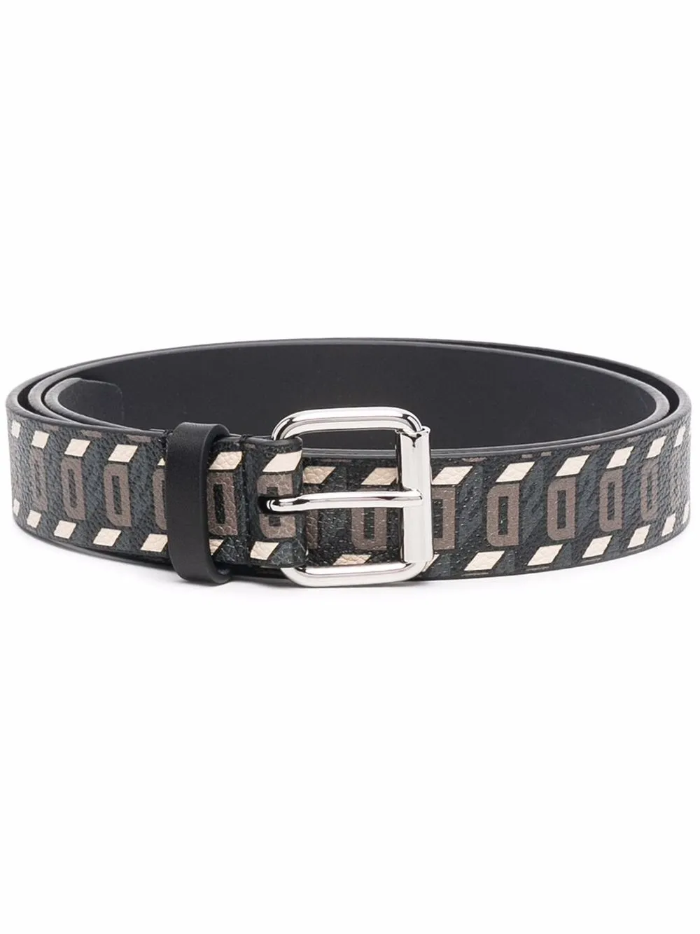 Dsquared2 Geometric pattern-print Leather Belt - Farfetch