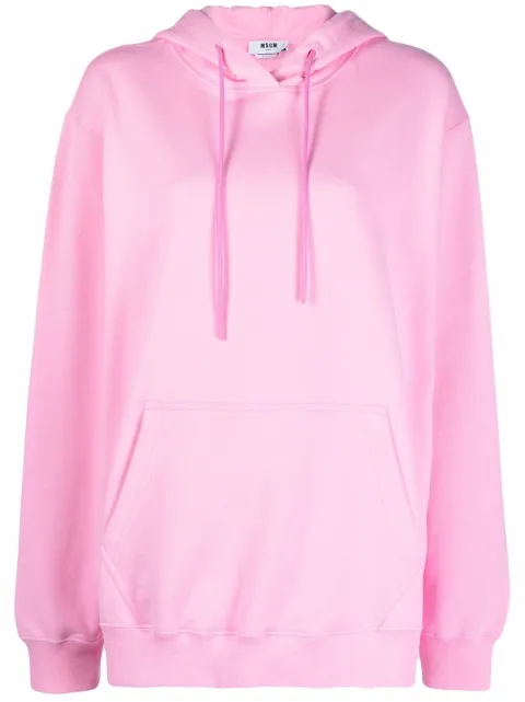 MSGM oversized cotton hoodie