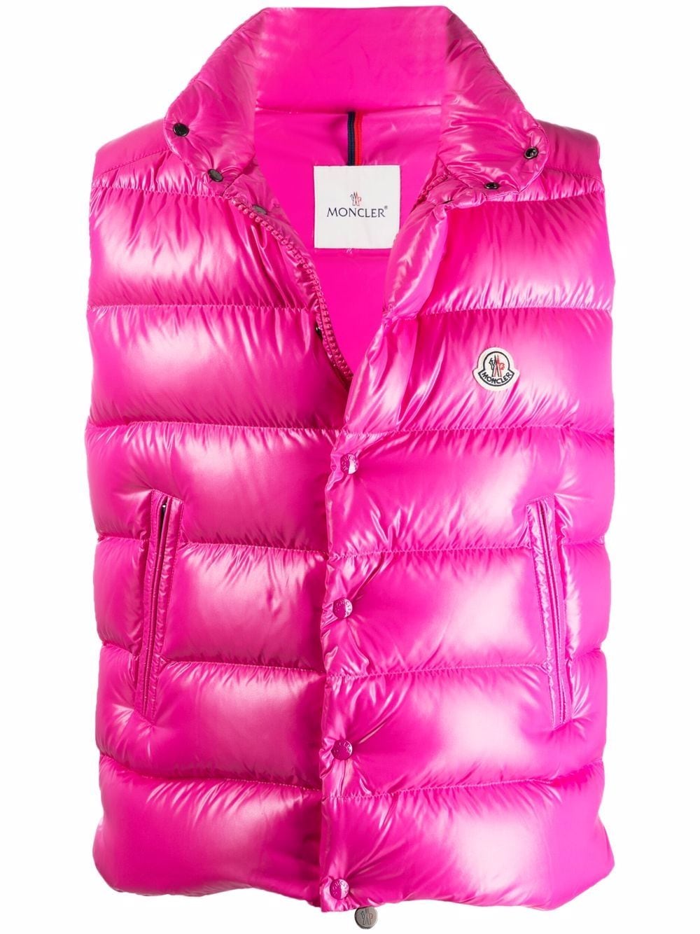 фото Moncler жилет tibb с высоким воротником