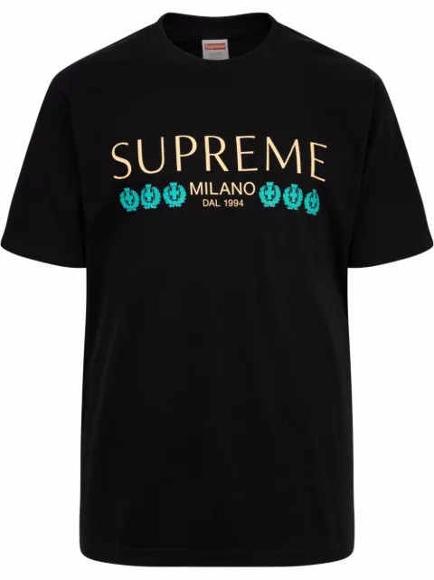 supreme milano tee black