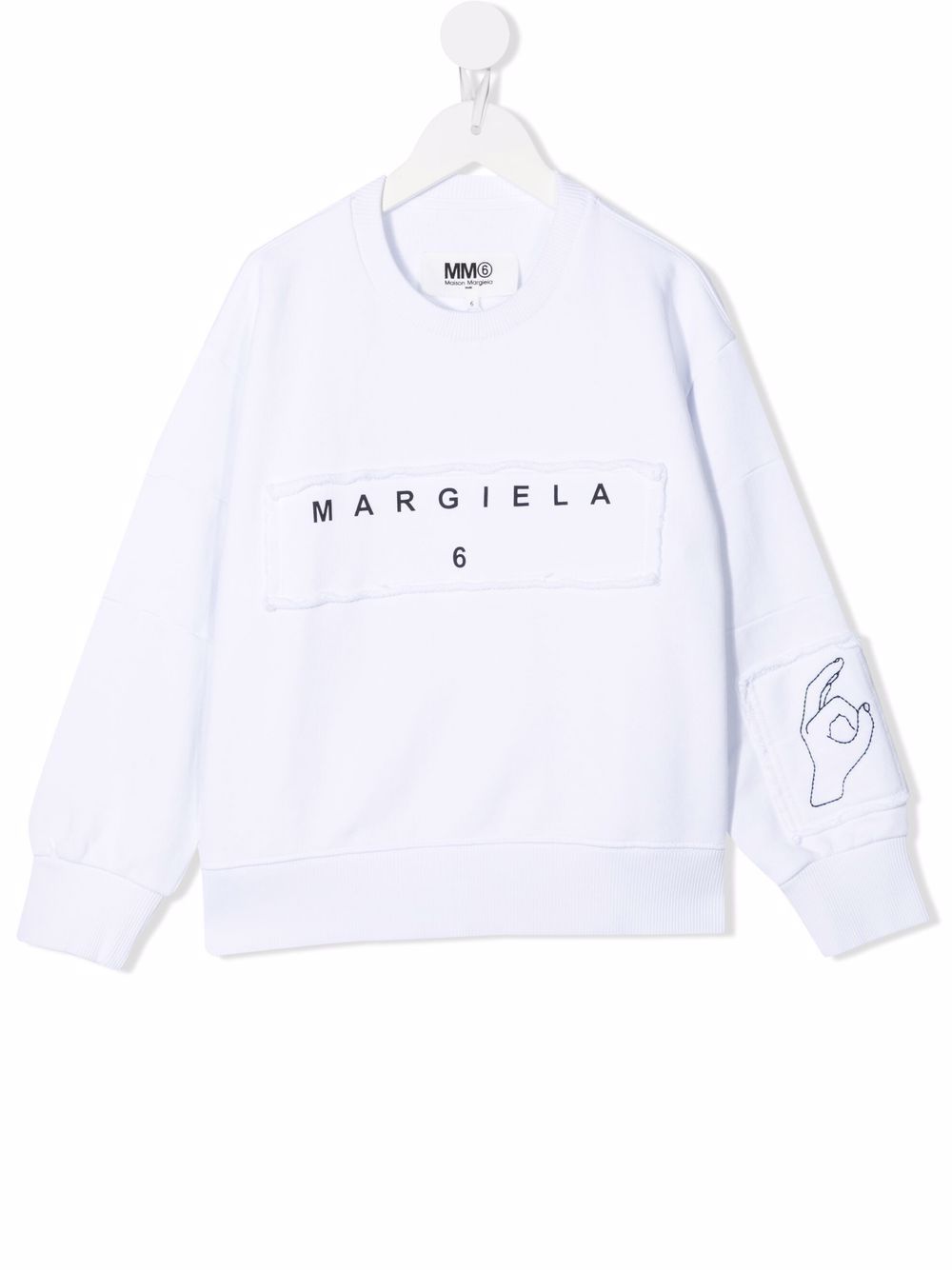 фото Maison margiela толстовка с логотипом