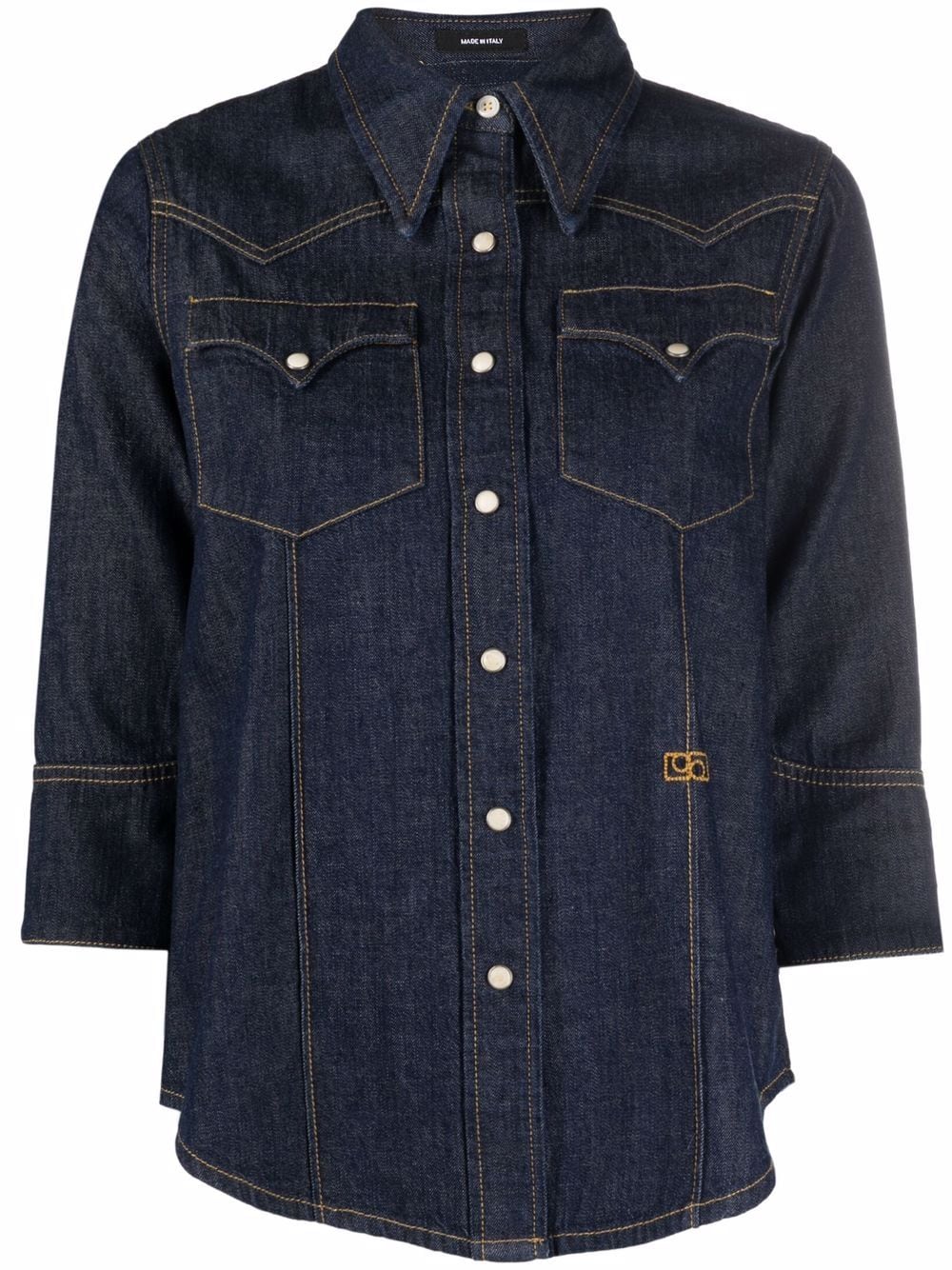 фото Ports 1961 джинсовая рубашка со вставкой