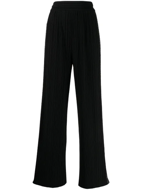 Giorgio Armani pantalones plisados con tiro alto