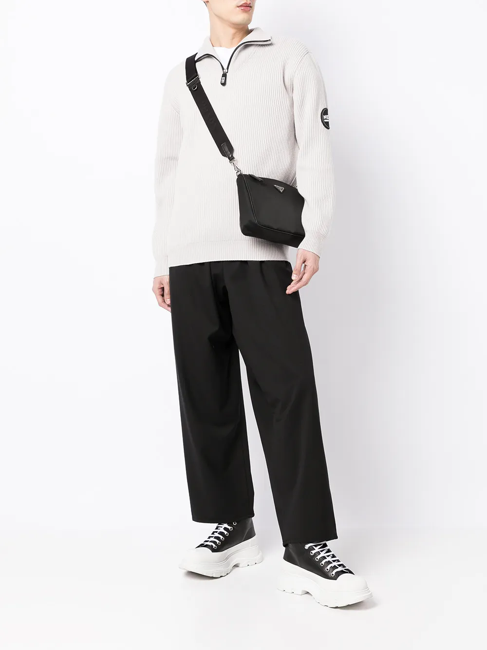 Giorgio Armani suéter con cierre y cuello alzado | Suéteres | Image 2