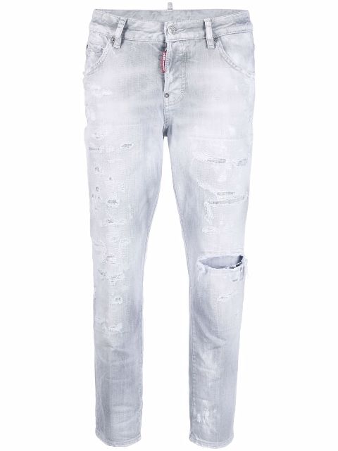 DSQUARED2 high rise cropped jeans Women