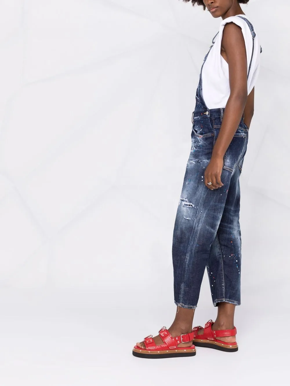 Dsquared2 Distressed paint-splatter 