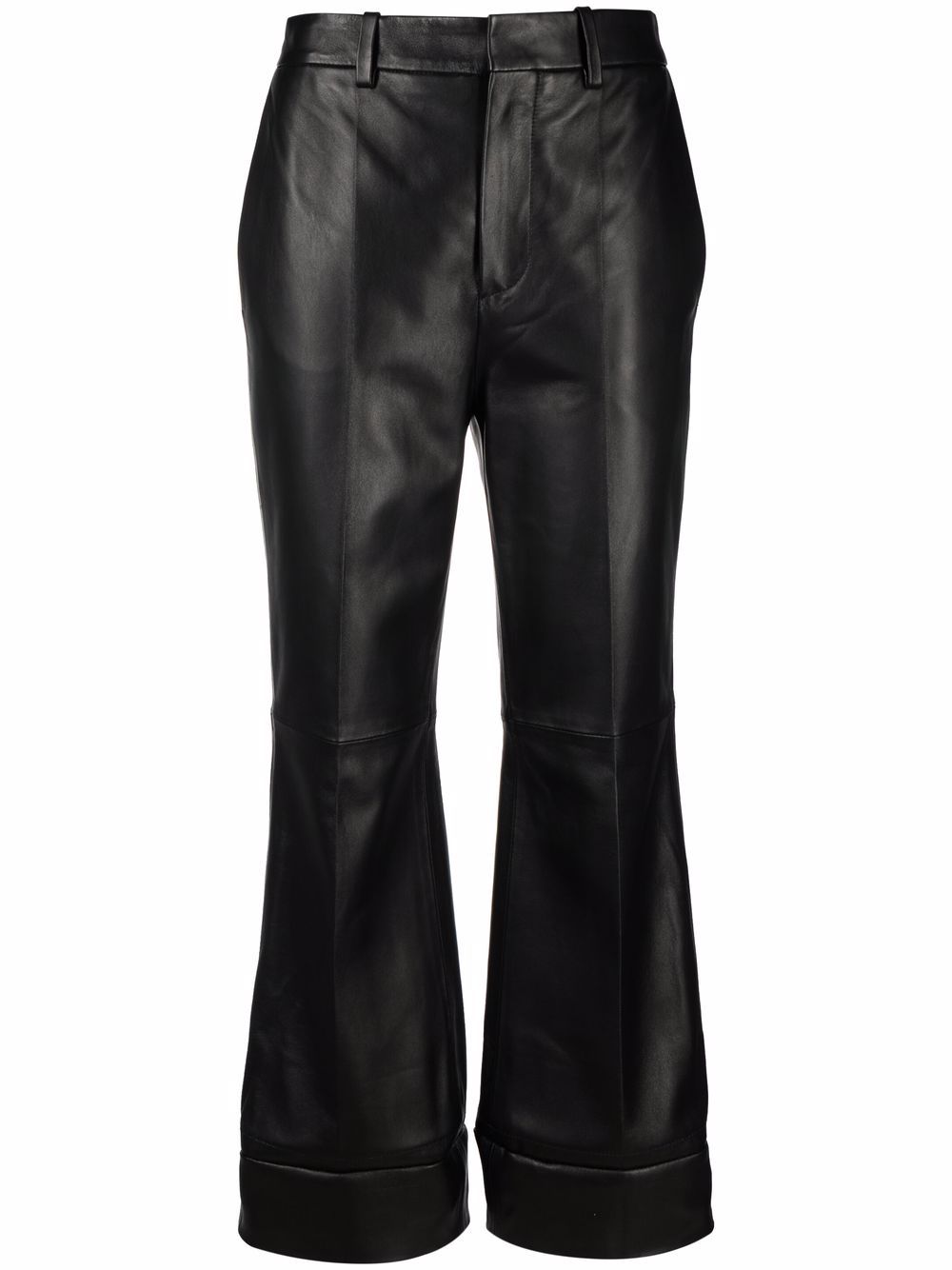 

Dsquared2 pantalones capri de cuero - Negro