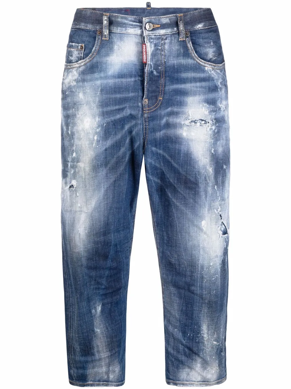 

Dsquared2 distressed cropped jeans - Blue