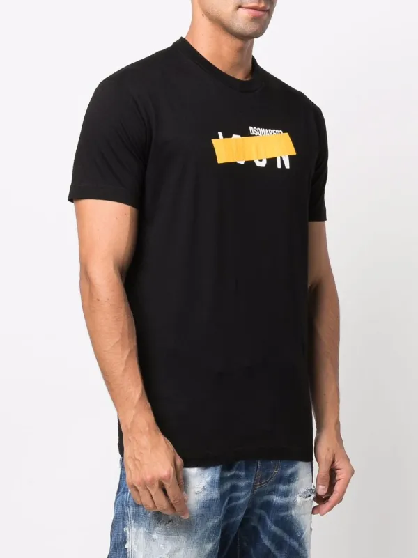 Dsquared2 tape detail cotton T-shirt 